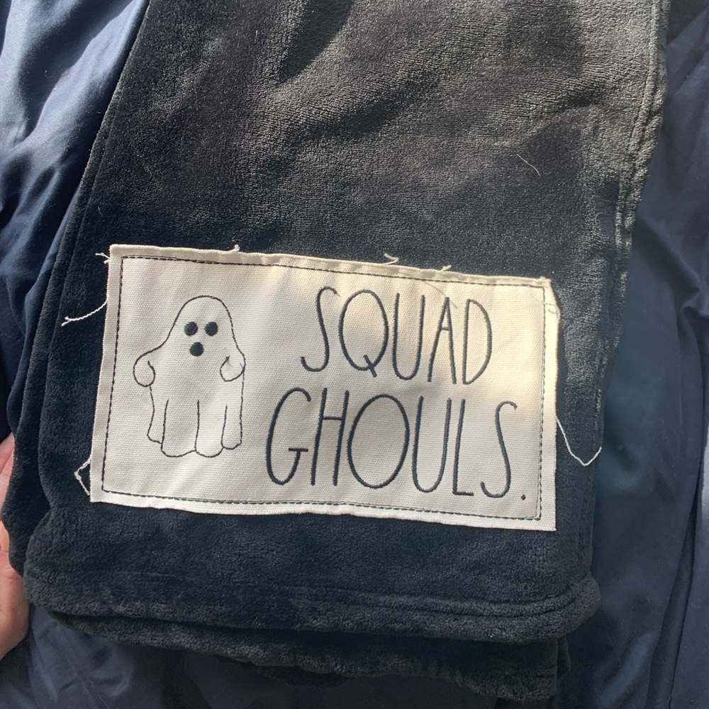Rae Dunn “Squad Ghouls” Halloween Fleece Blanket